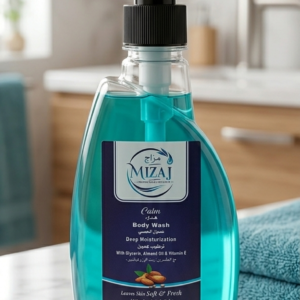 Mizaj Calm Body Wash: Deep Moisturization (With Almond Oil & Vitamin E) – 500ml