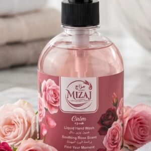 Mizaj Calm: Soothing Rose Liquid Hand Wash – Hydrating Formula